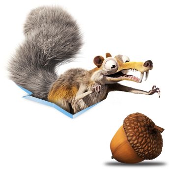 Ice Age squirrel PNG    图片编号:31098