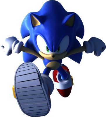 run Sonic the Hedgehog PNG    图片编号:104458