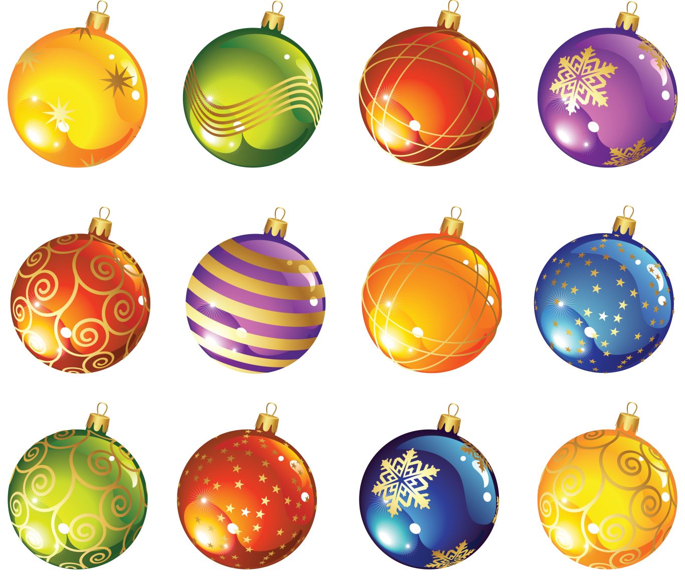 Christmas balls baubles    图片编号:95657