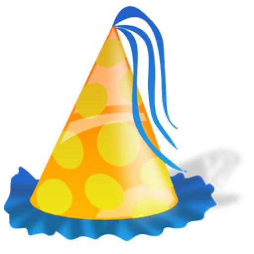 Party birthday hat PNG    图片编号:86489