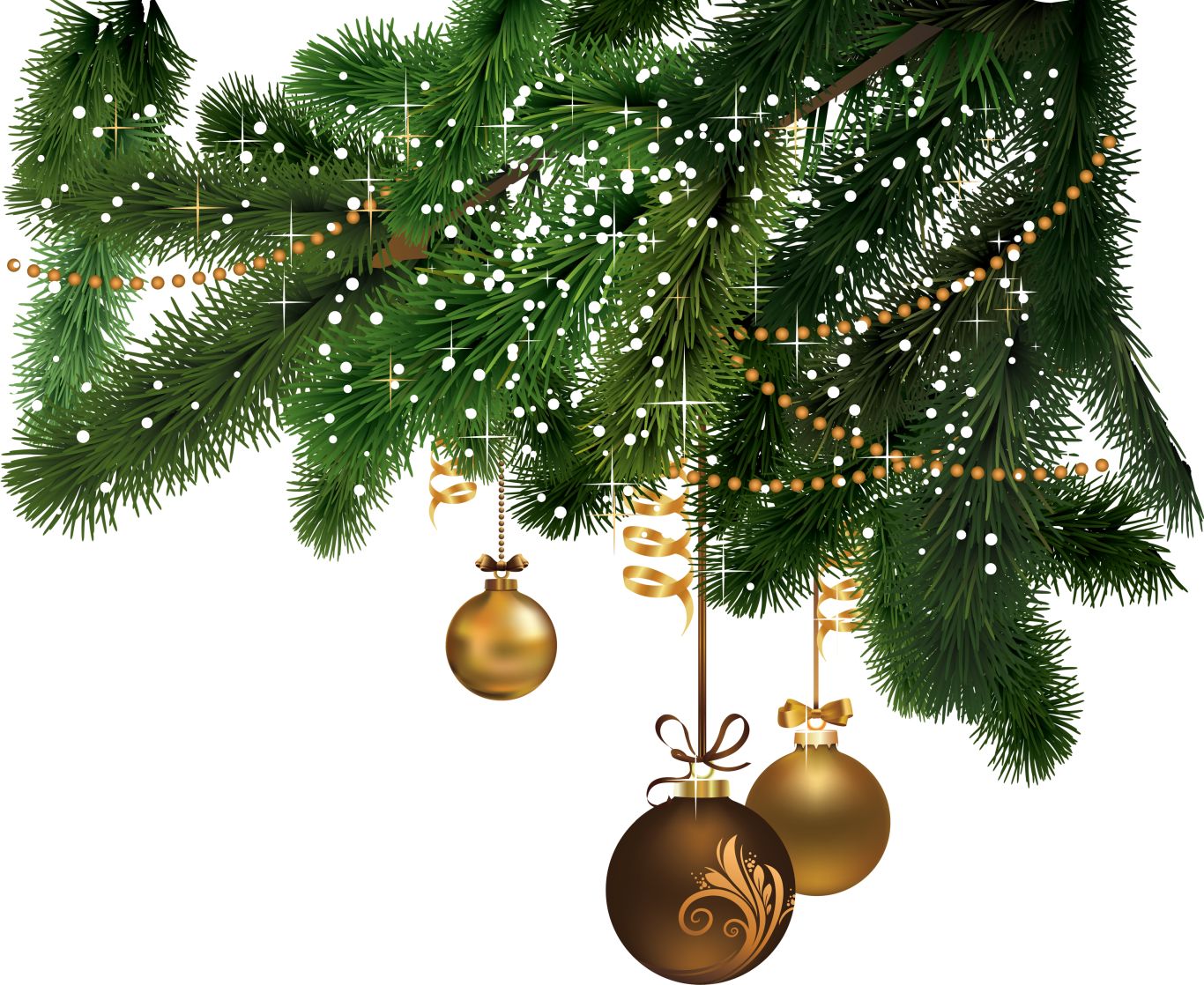 Christmas fir-tree PNG image    图片编号:3727