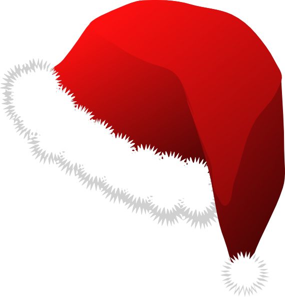 Christmas Santa Claus red hat PNG image    图片编号:3745
