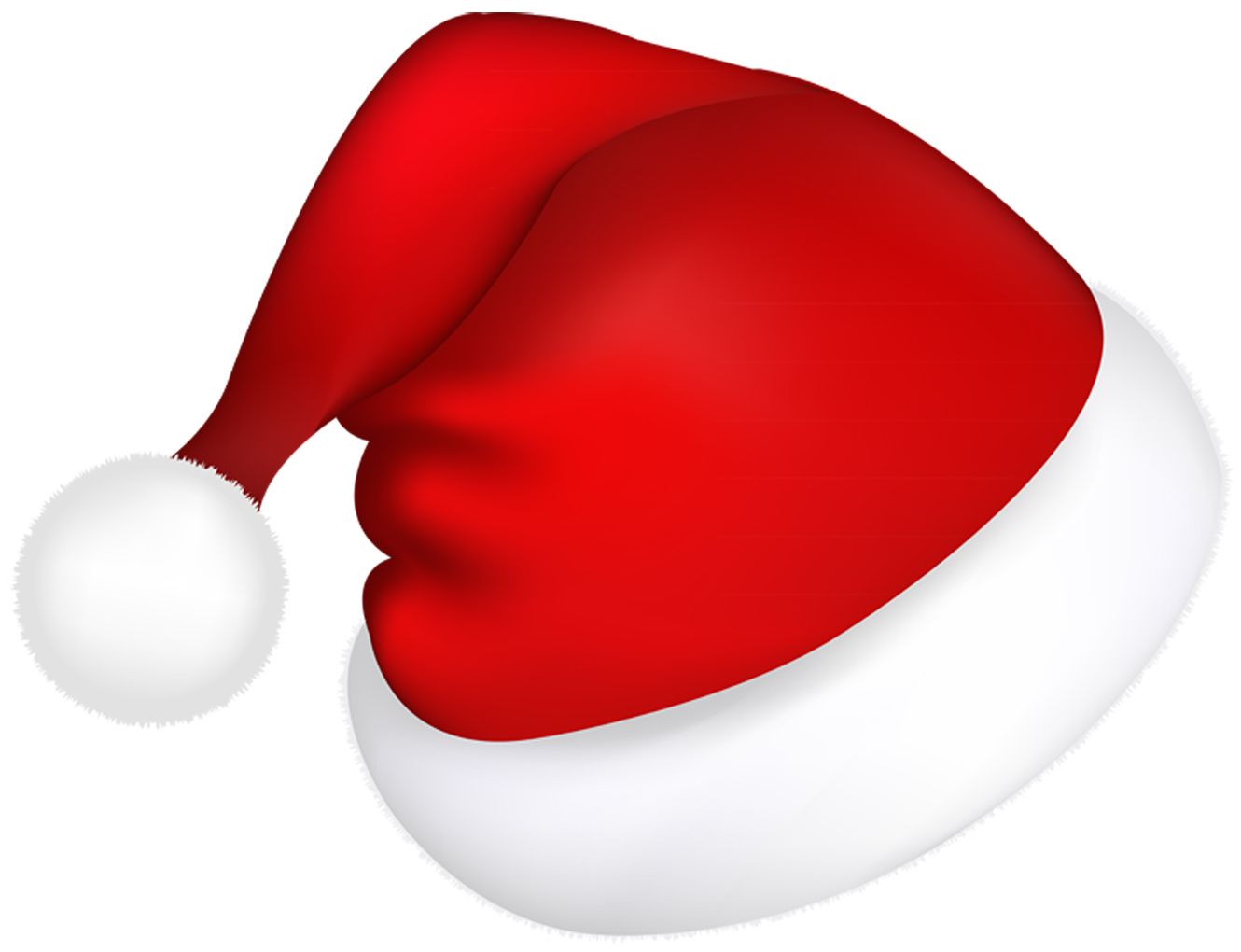 Christmas Santa Claus red hat PNG image    图片编号:3766