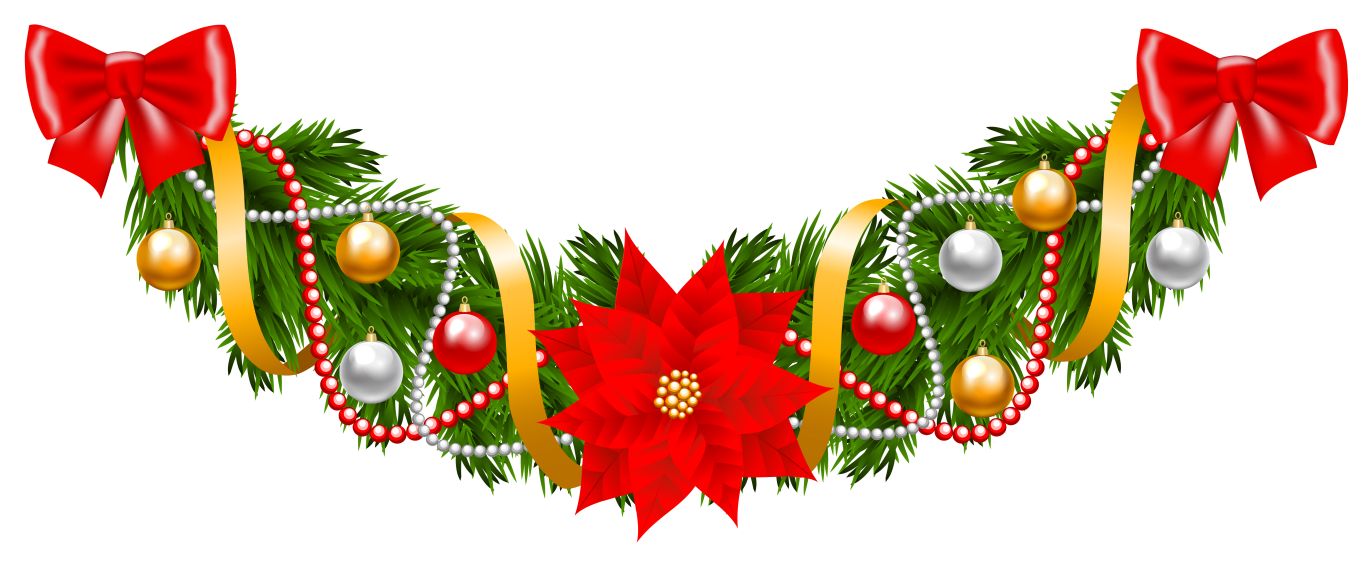 Christmas garland PNG    图片编号:94995