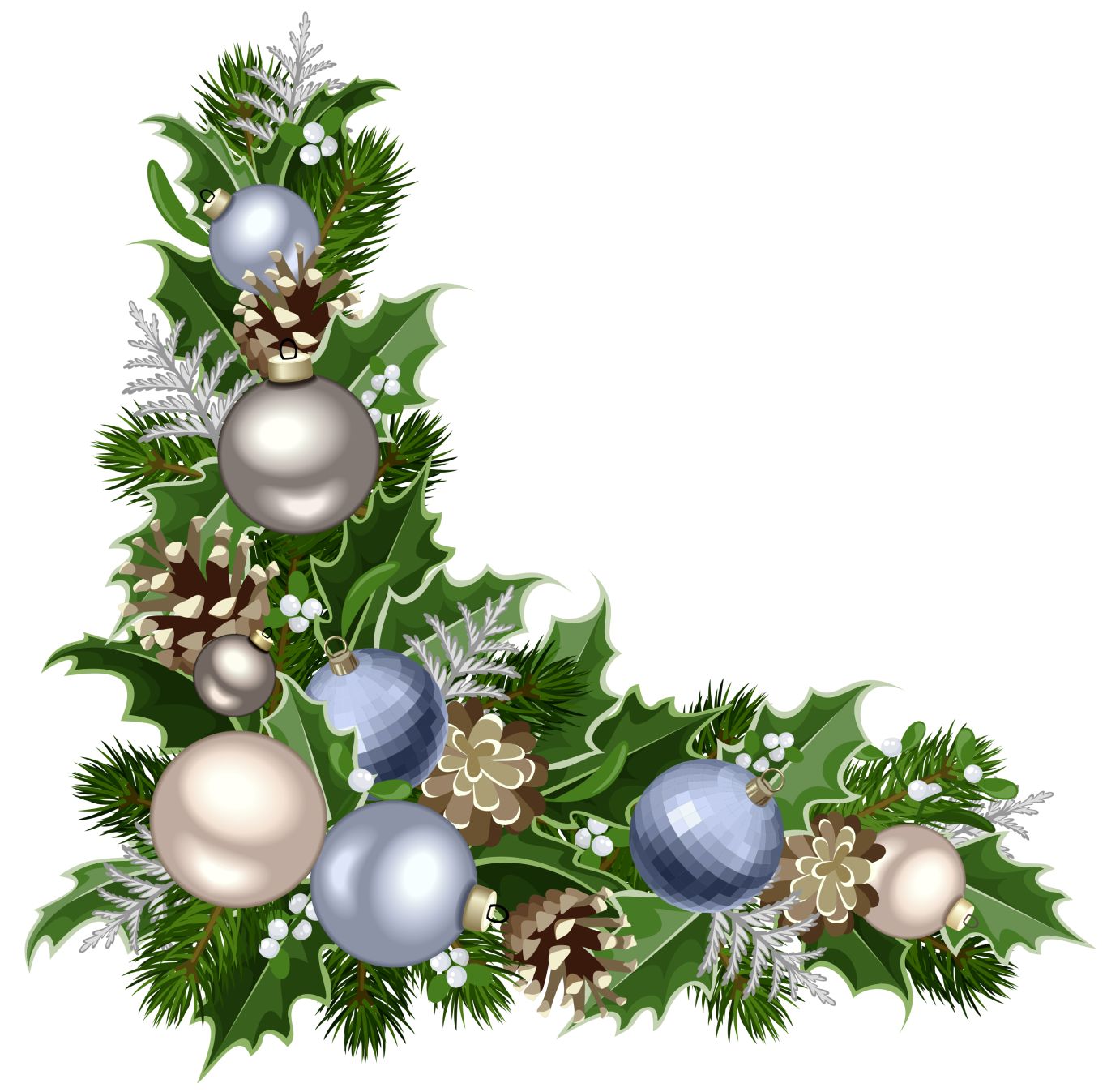 Christmas garland PNG    图片编号:94975