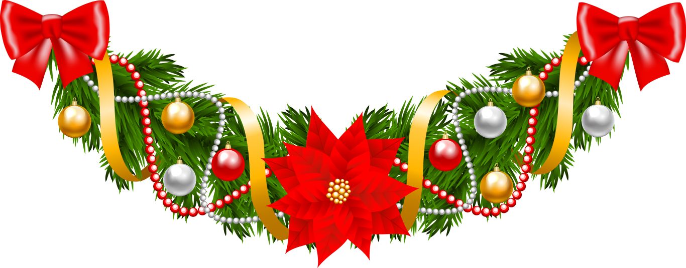 Christmas garland PNG    图片编号:95011