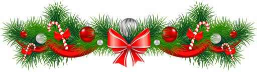 Christmas garland PNG    图片编号:95035