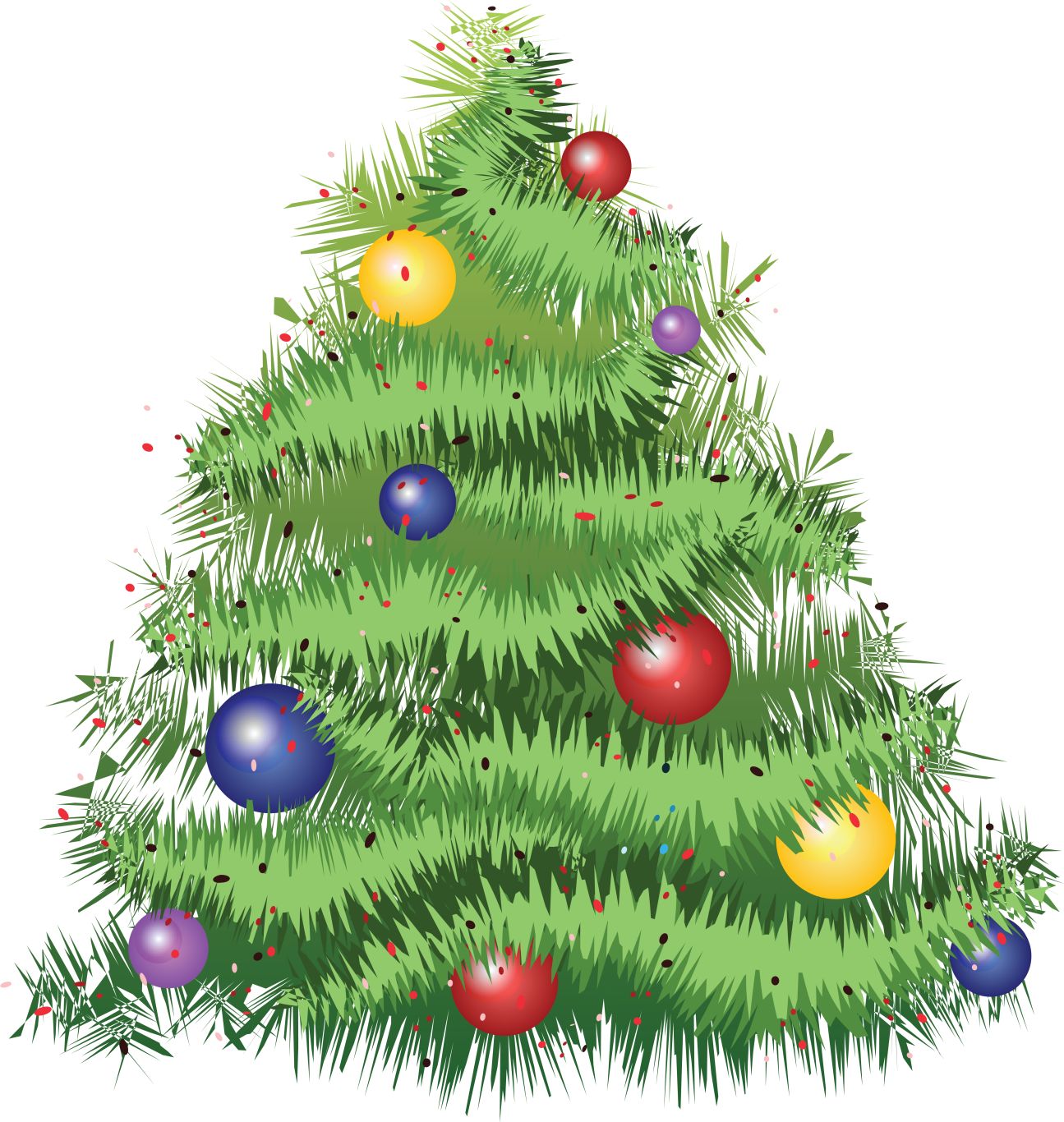 Christmas tree PNG    图片编号:38510