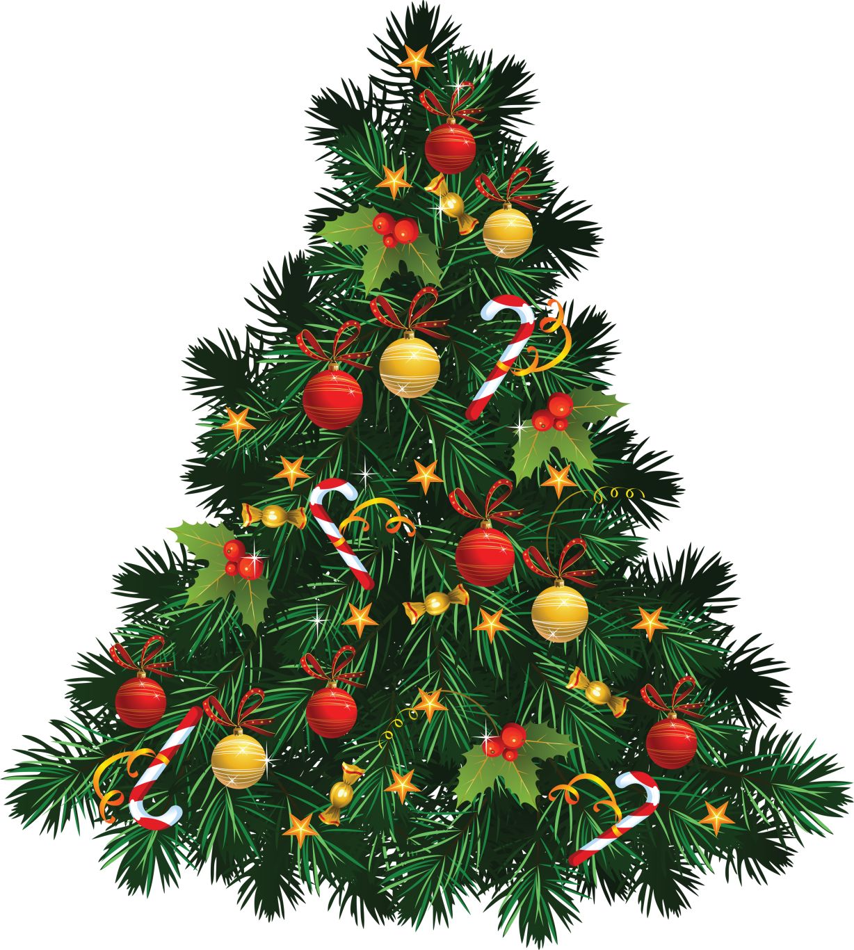 Christmas tree PNG    图片编号:38618