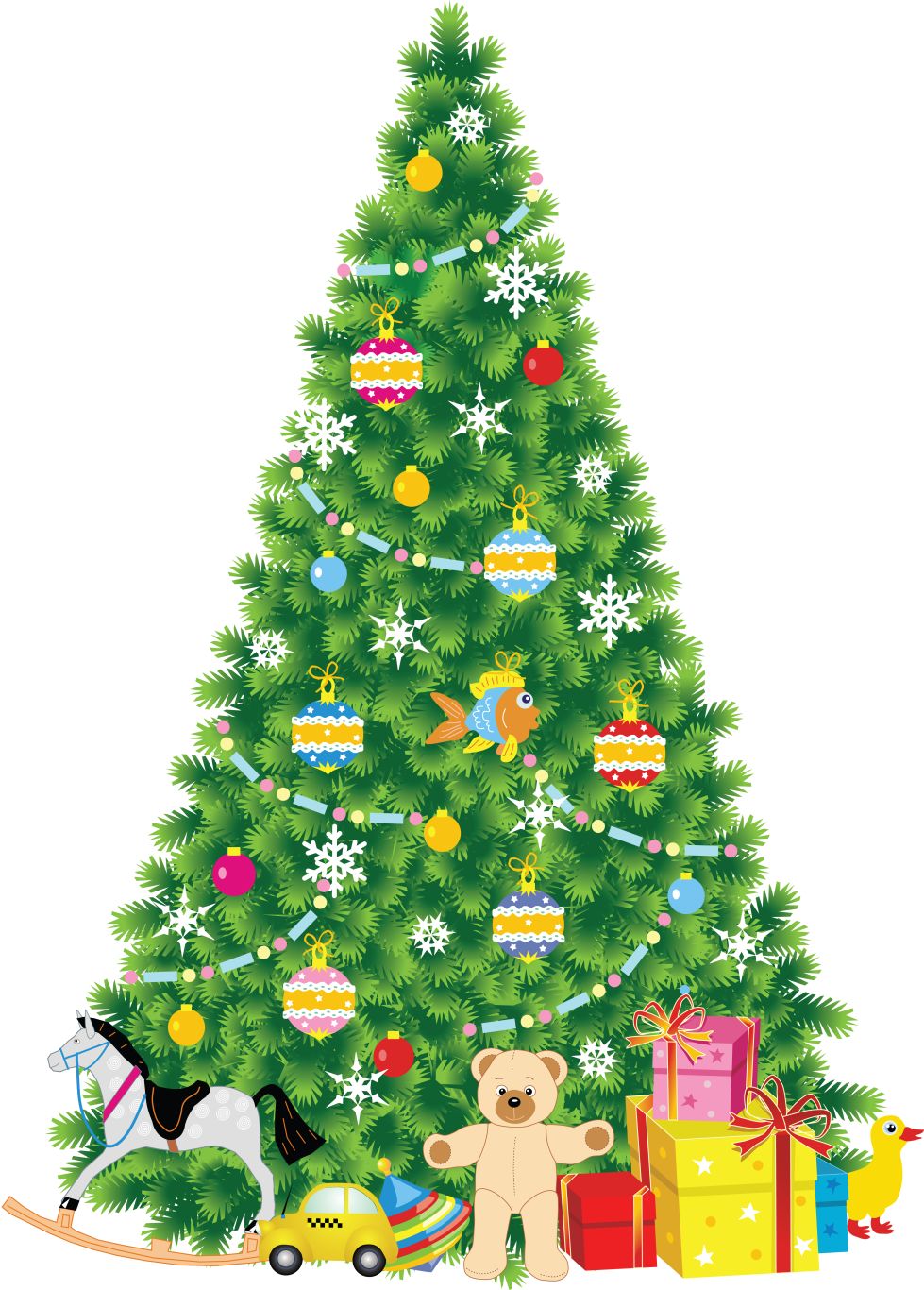 Christmas tree PNG    图片编号:38627