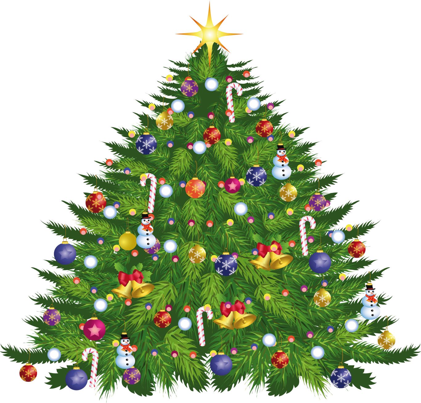 Christmas tree PNG    图片编号:38633