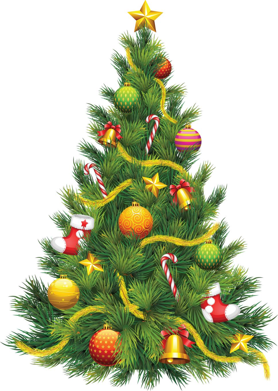 Christmas tree PNG    图片编号:38634