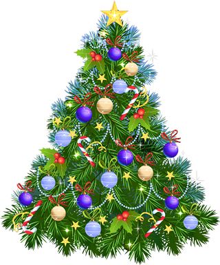 Christmas tree PNG    图片编号:38643
