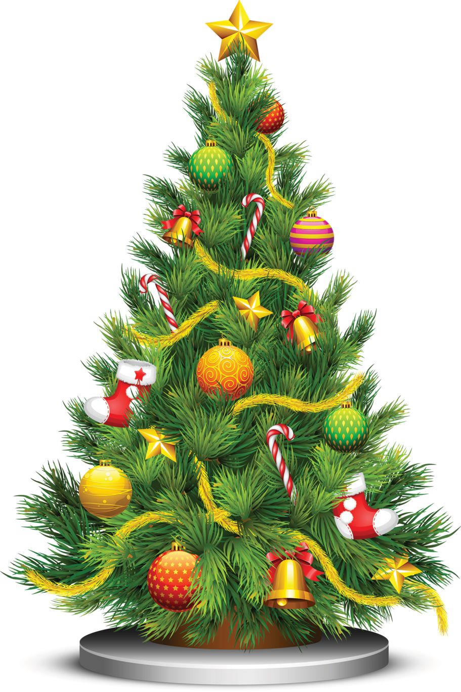 Christmas tree PNG    图片编号:38646