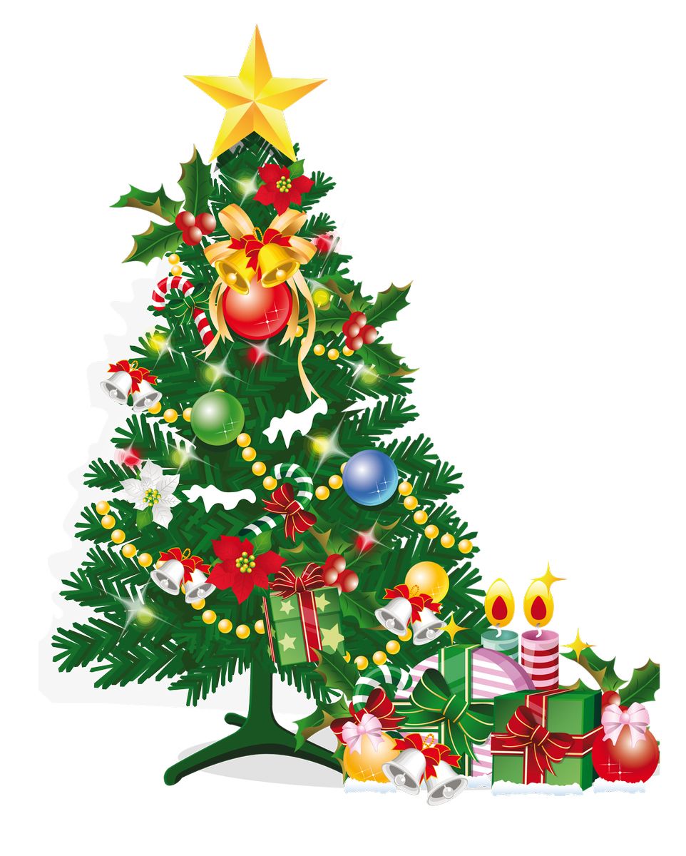 Christmas tree PNG    图片编号:38532