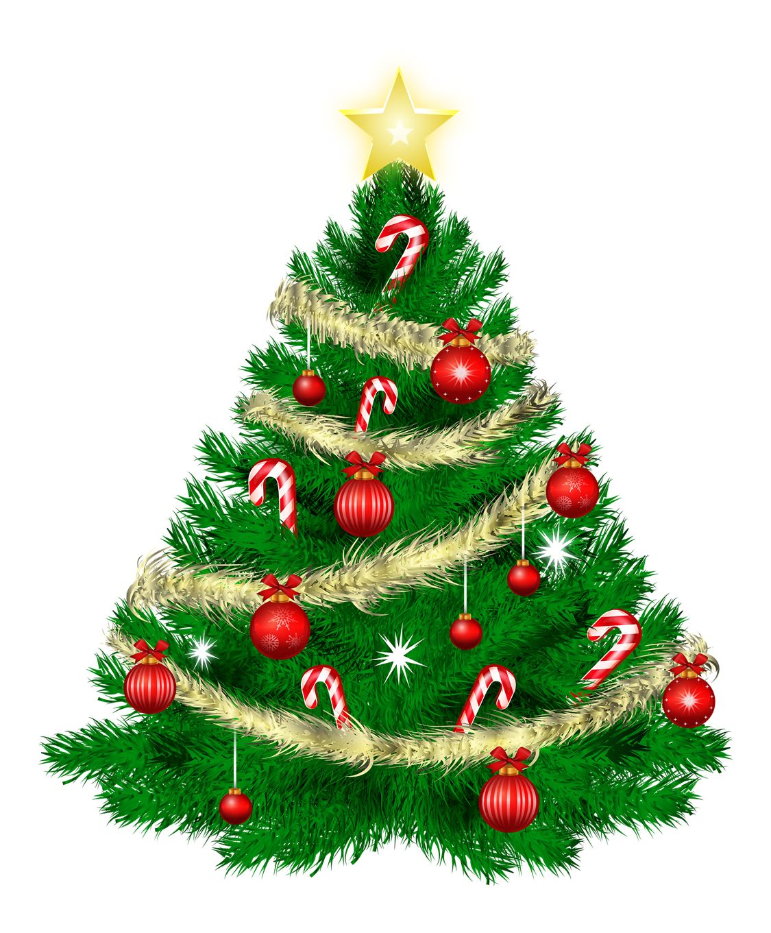 Christmas tree PNG    图片编号:38537