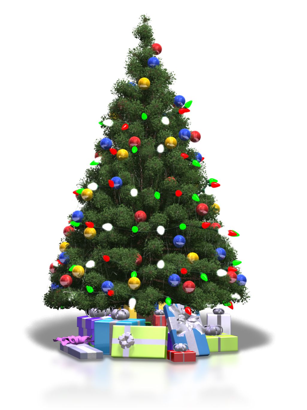Christmas tree PNG    图片编号:38538