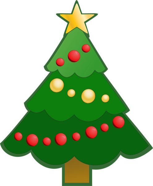 Christmas tree PNG    图片编号:38556