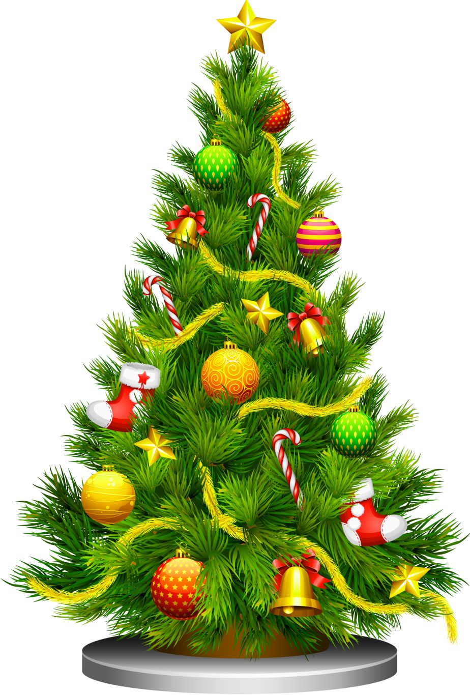Christmas tree PNG    图片编号:38575