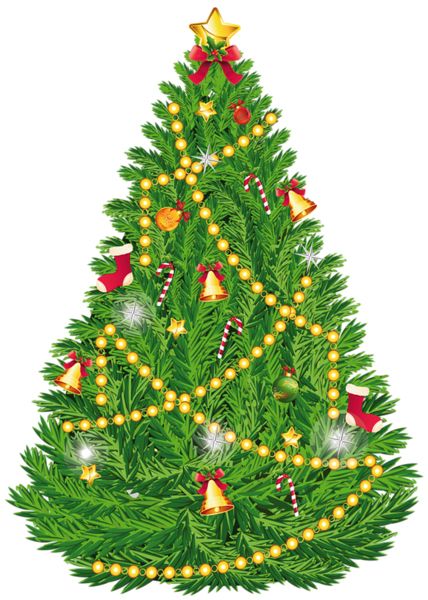 Christmas tree PNG    图片编号:38576