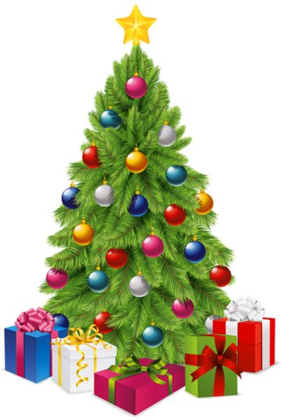 Christmas tree PNG    图片编号:38582