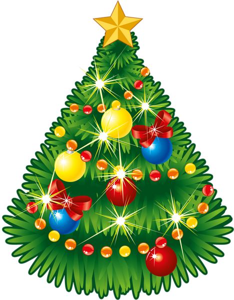 Christmas tree PNG    图片编号:38586