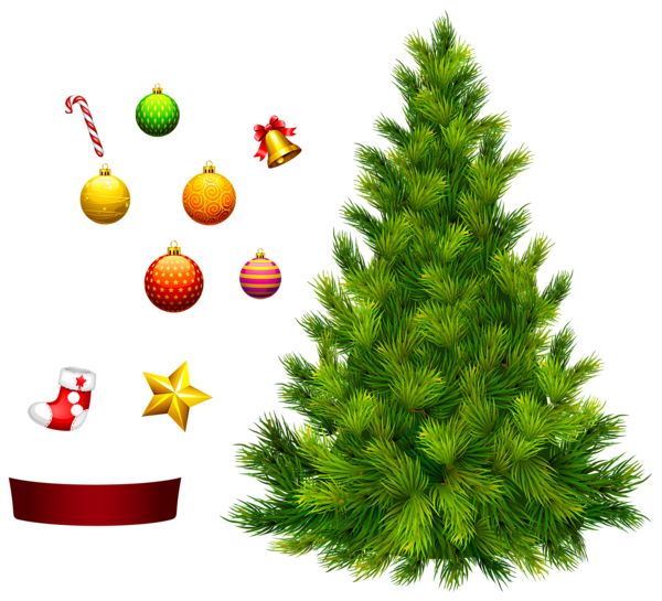 Christmas tree PNG    图片编号:38605
