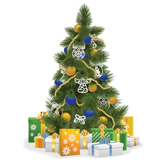 Christmas tree PNG    图片编号:38607
