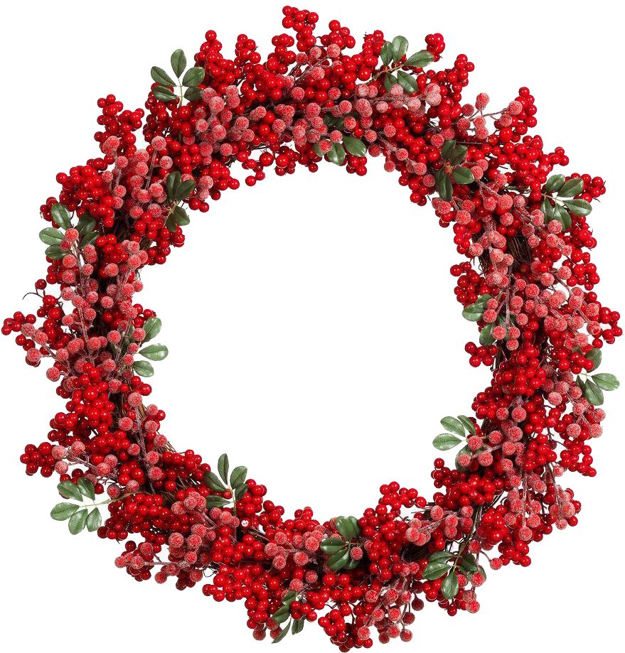 Christmas wreath PNG    图片编号:95040