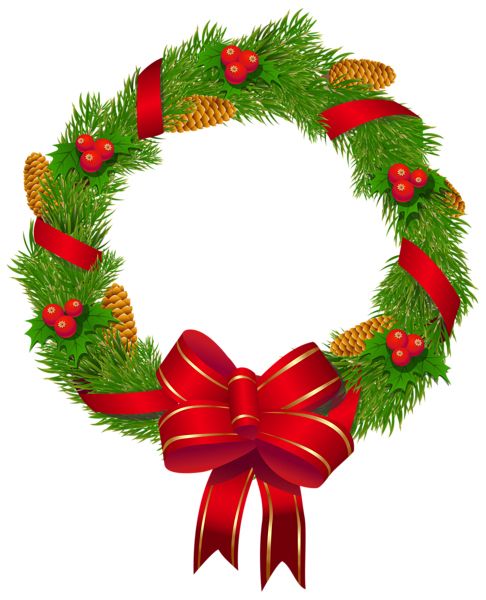 Christmas wreath PNG    图片编号:95052