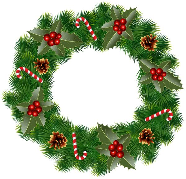 Christmas wreath PNG    图片编号:95055