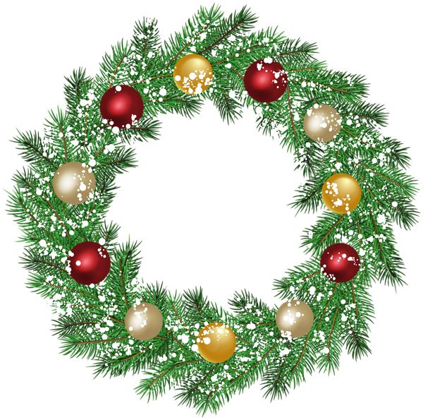 Christmas wreath PNG    图片编号:95059