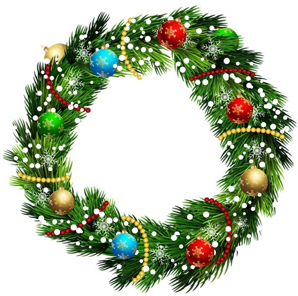 Christmas wreath PNG    图片编号:95060