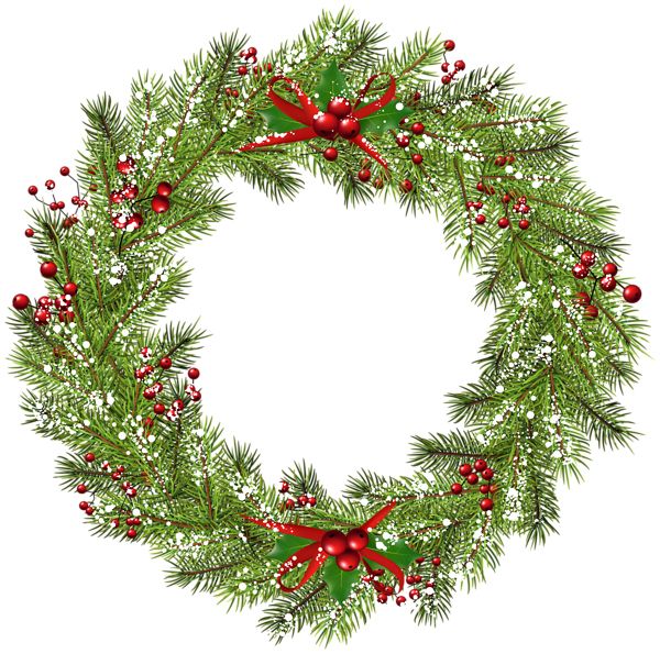 Christmas wreath PNG    图片编号:95061