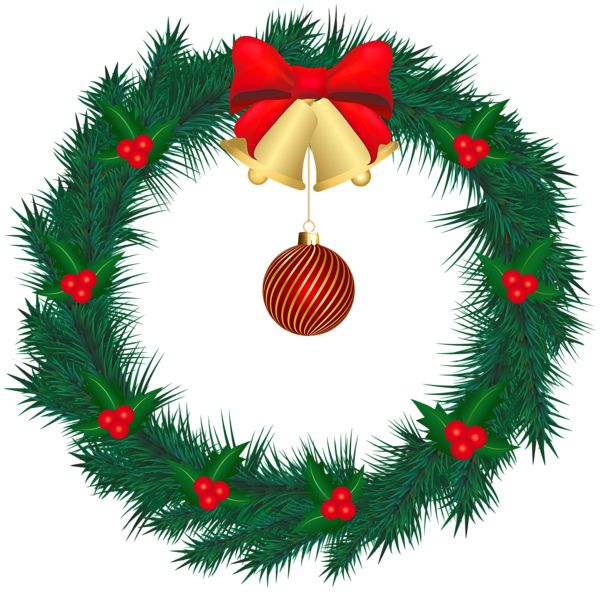 Christmas wreath PNG    图片编号:95062