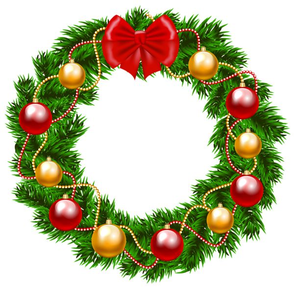 Christmas wreath PNG    图片编号:95063