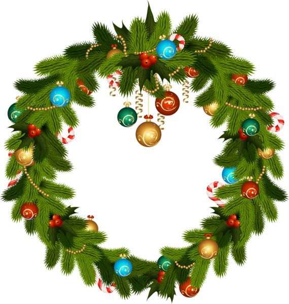 Christmas wreath PNG    图片编号:95069