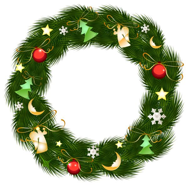 Christmas wreath PNG    图片编号:95071