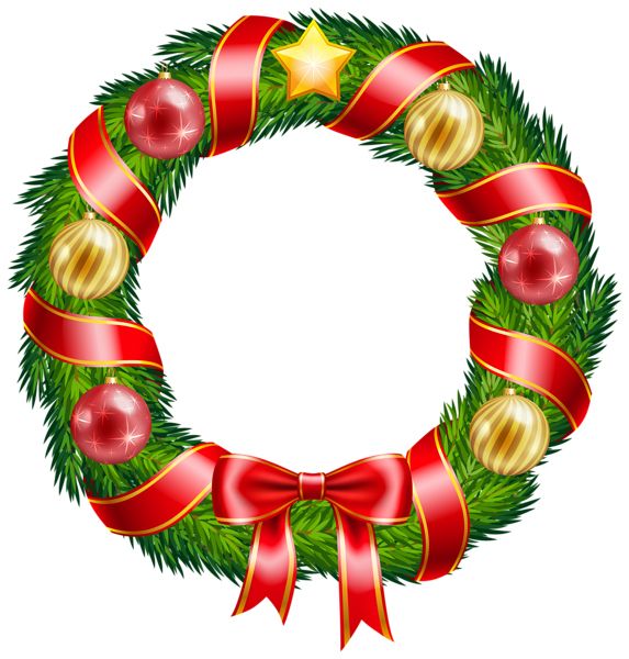 Christmas wreath PNG    图片编号:95072