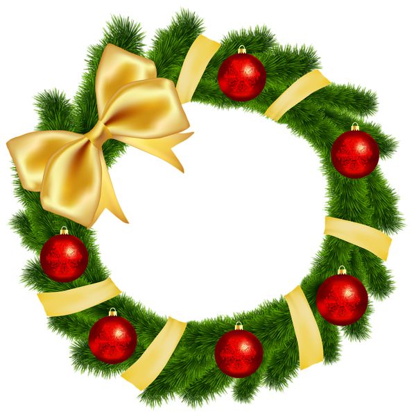 Christmas wreath PNG    图片编号:95077