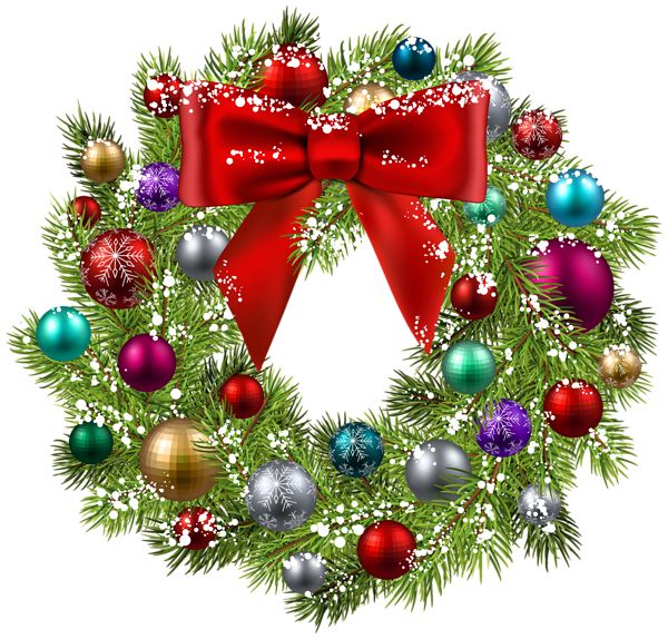 Christmas wreath PNG    图片编号:95078