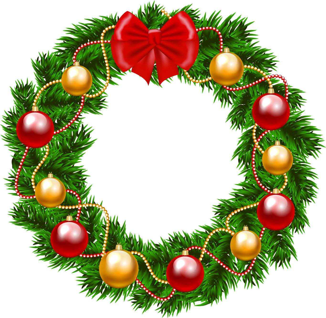 Christmas wreath PNG    图片编号:95079
