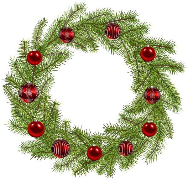 Christmas wreath PNG    图片编号:95080