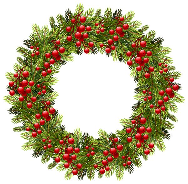 Christmas wreath PNG    图片编号:95085