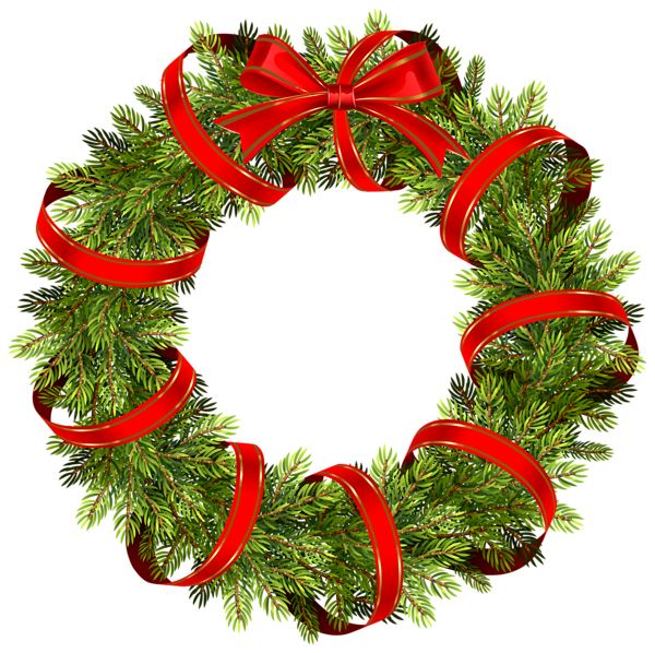 Christmas wreath PNG    图片编号:95086