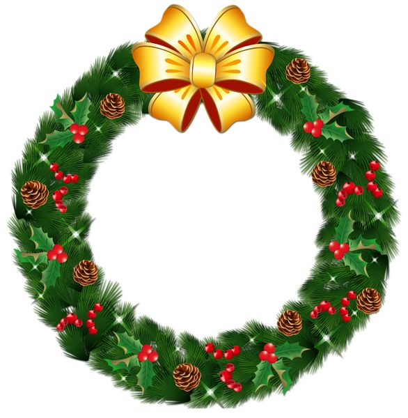 Christmas wreath PNG    图片编号:95095