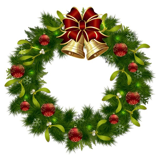 Christmas wreath PNG    图片编号:95098