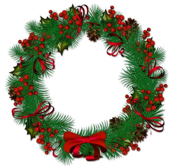 Christmas wreath PNG    图片编号:95101