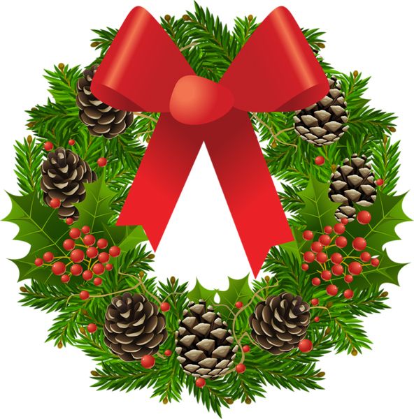 Christmas wreath PNG    图片编号:95102