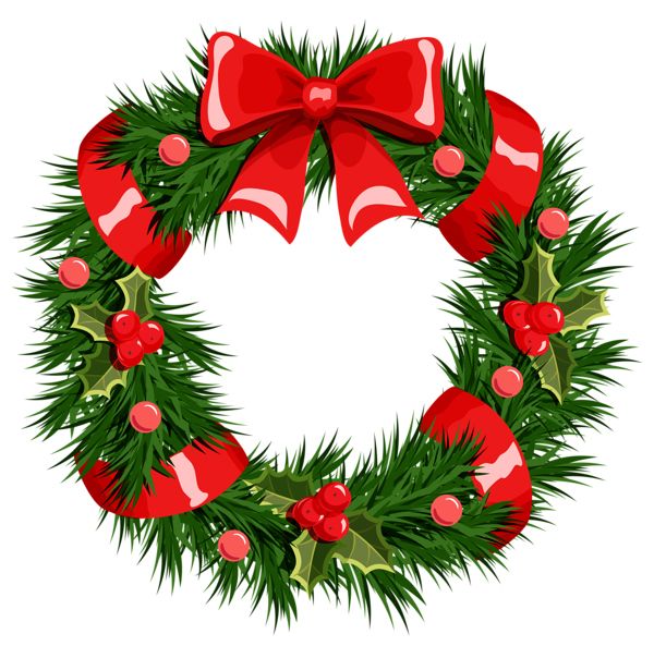 Christmas wreath PNG    图片编号:95103